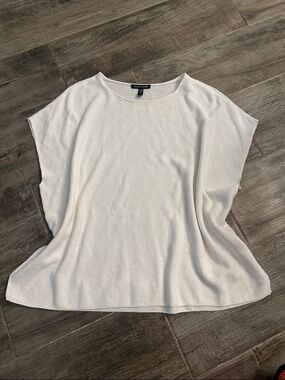 EILEEN FISHER LINEN KNIT TOP